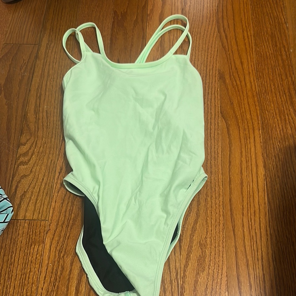 Mint Green One Piece Swimsuit